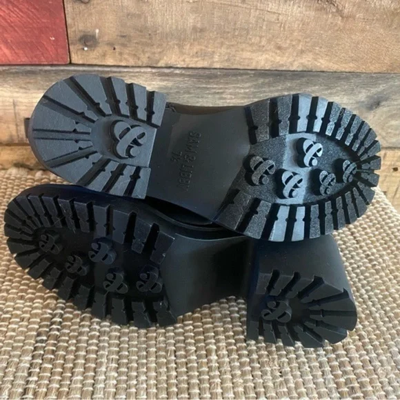 Sam & Libby Black‎ Chunky Heel Boots - Picture 12 of 12